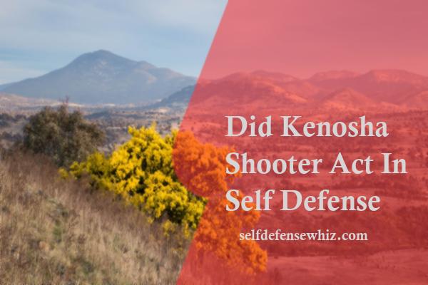 Did Kenosha Shooter Act In Self Defense