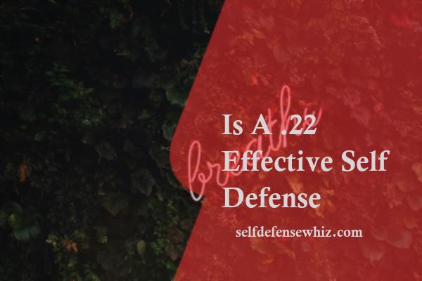 Is A .22 Effective Self Defense
