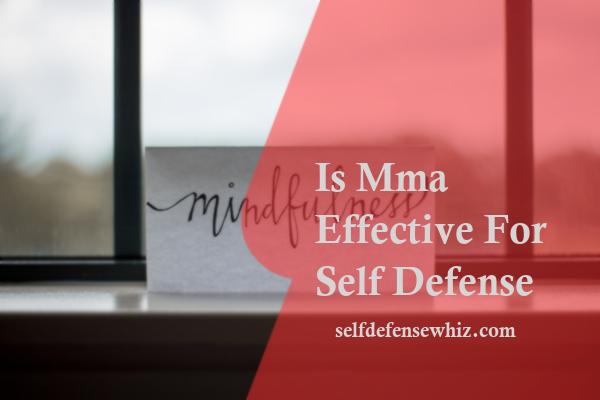 Is Mma Effective For Self Defense